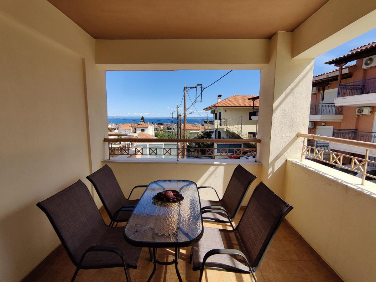 Astera - Seaview Apartment In Pefkohori Exterior foto